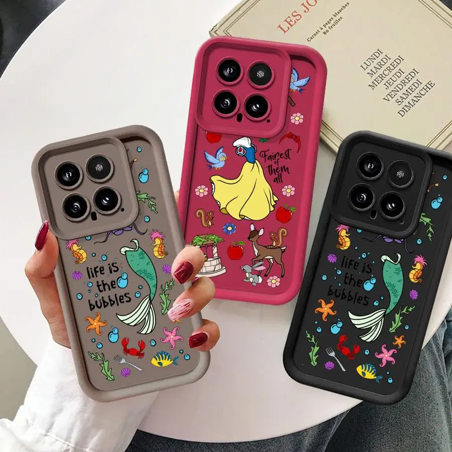 

Чехол для Xiaomi Redmi Note 11 10 13 Pro Plus 9S 12 12S 9 12C 10C 11 Lite Poco X3 NFC Shell Phone Cover Disney Beautiful Princess