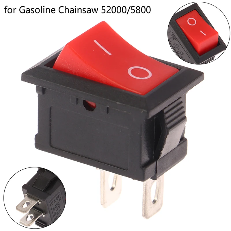 

Replaceable Flameout Switch Kit for Gasoline Chainsaw 5200/5800 2PIN Switch