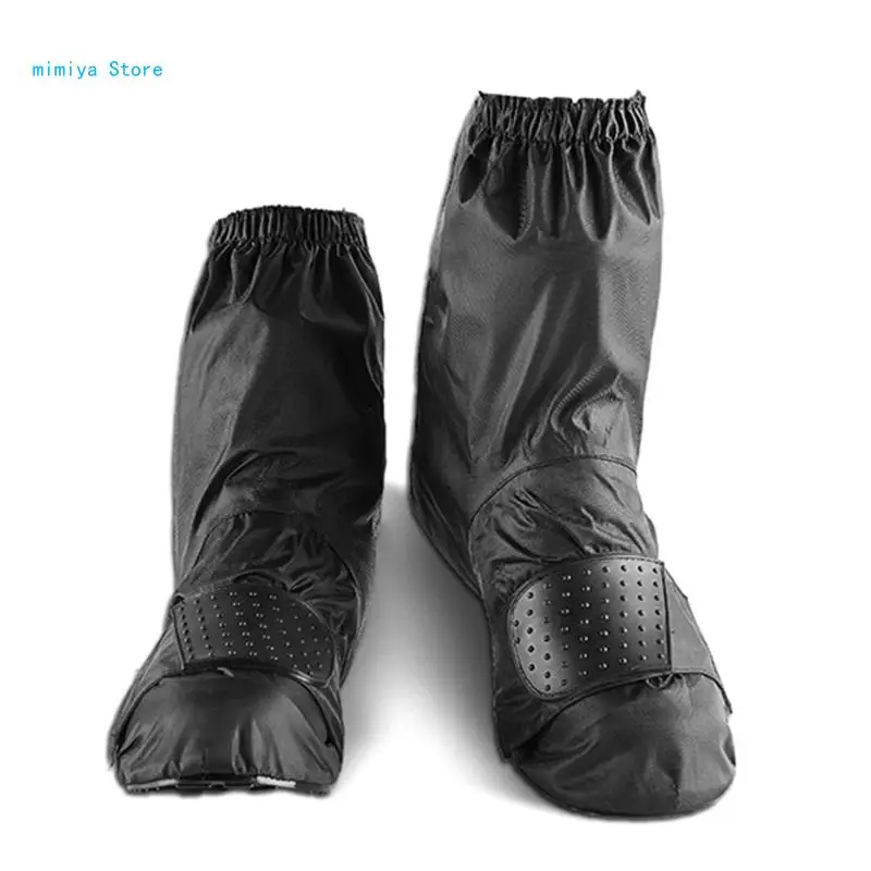 pipi Waterproofs Shoe Covers Reusable Motorcycle Cycling Shoe Cover Thickened Shoes Protector Covers for Men and Women