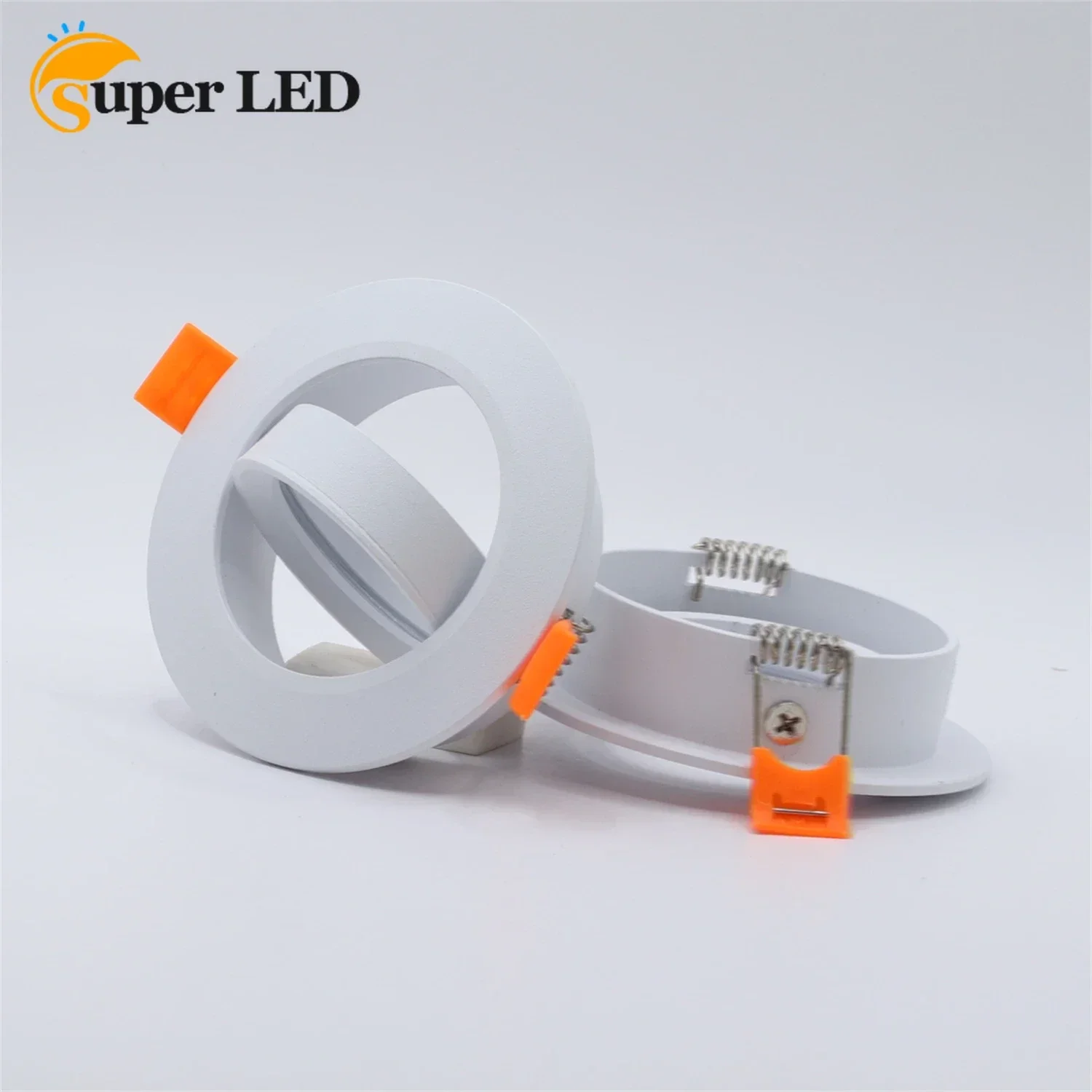 

JOYINLED Round Casing GU10 Lamp Holder Spotlight Recessed Eyeball Downlight Casing Ceiling Lamp