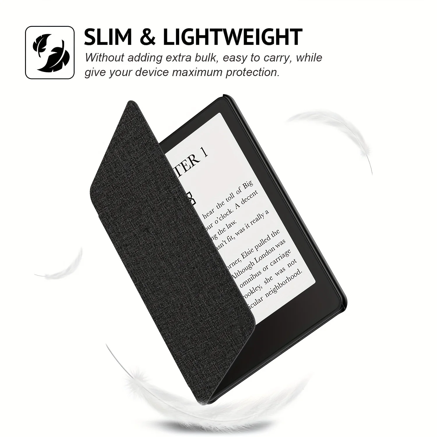 Funda para Kindle Paperwhite de 6,8 ", 11. ª generación-2021, edición de firma, carcasa ligera con encendido/apagado automático