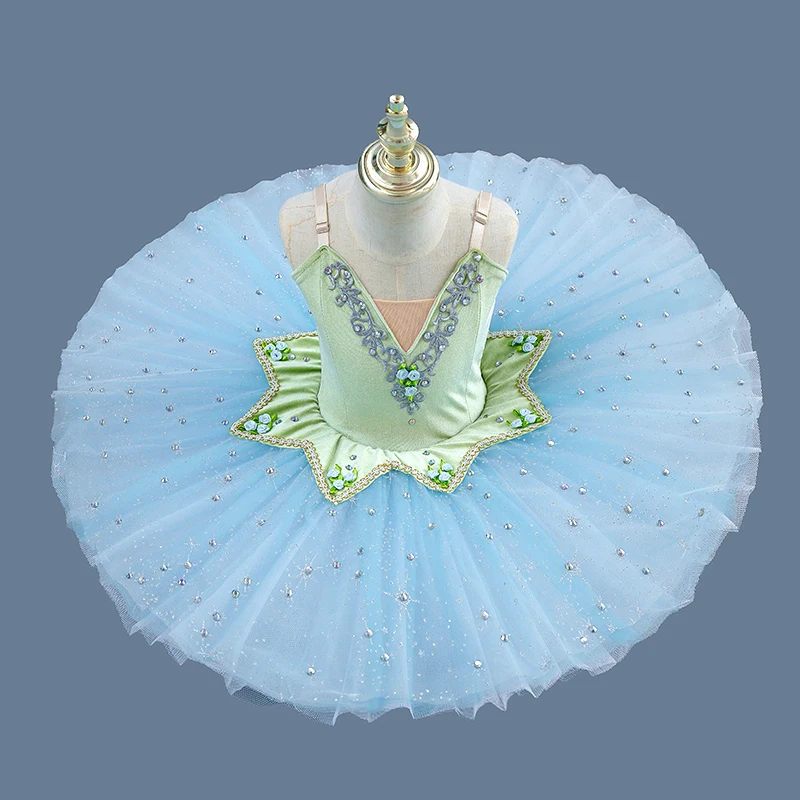 زي توتو باليه للأطفال للفتيات النائمة الجميلة لدمية توتو لمرحلة أداء الطيور الزرقاء #1