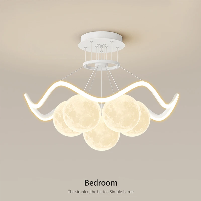 현대적인 LED 펜던트 조명, 로맨틱한 버블 샹들리에, 거실, 다이닝룸, 침실용, 디밍 가능한 조명, 홈 데코, 럭셔리 조명기구