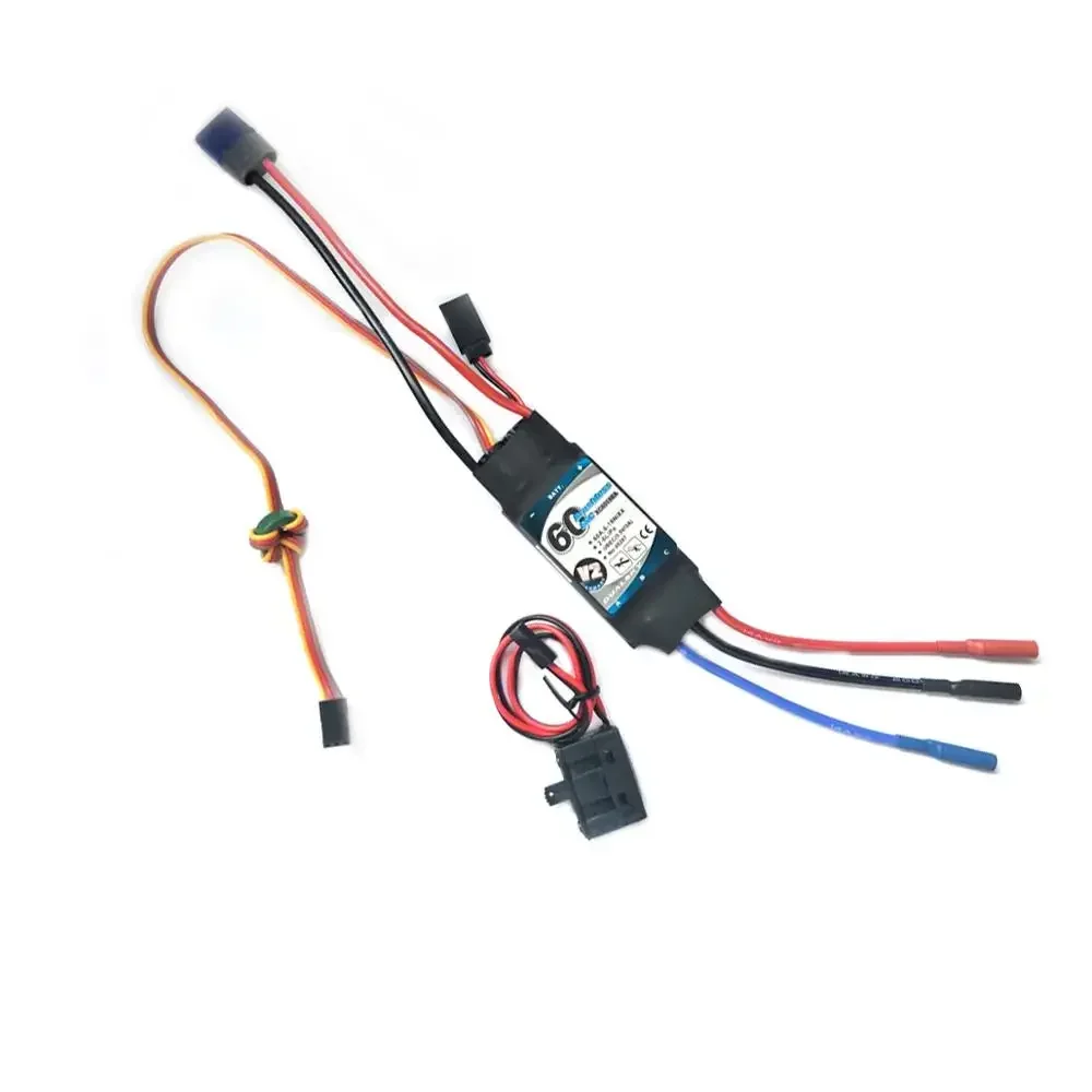 DualSky XC6018BA V2 borstelloze ESC 60A elektronische snelheidsregelaar voor RC-vliegtuig