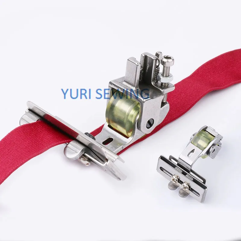 New Adjustable Sticker Roller Presser Foot S10A Lace Webbing Size pressure foot indutrial sewing machine parts