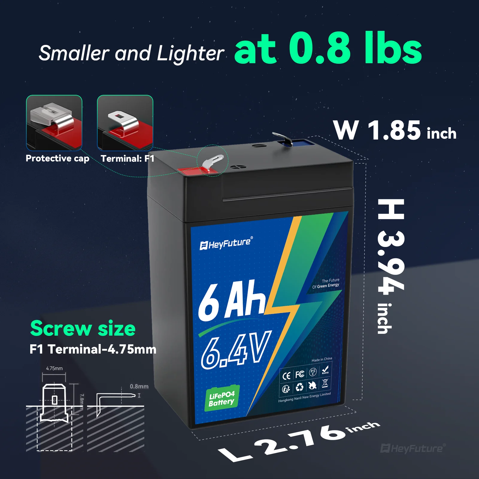 Batterie LiFePO4 6V 6Ah pour m - Kids Toys Cycle avis et prix