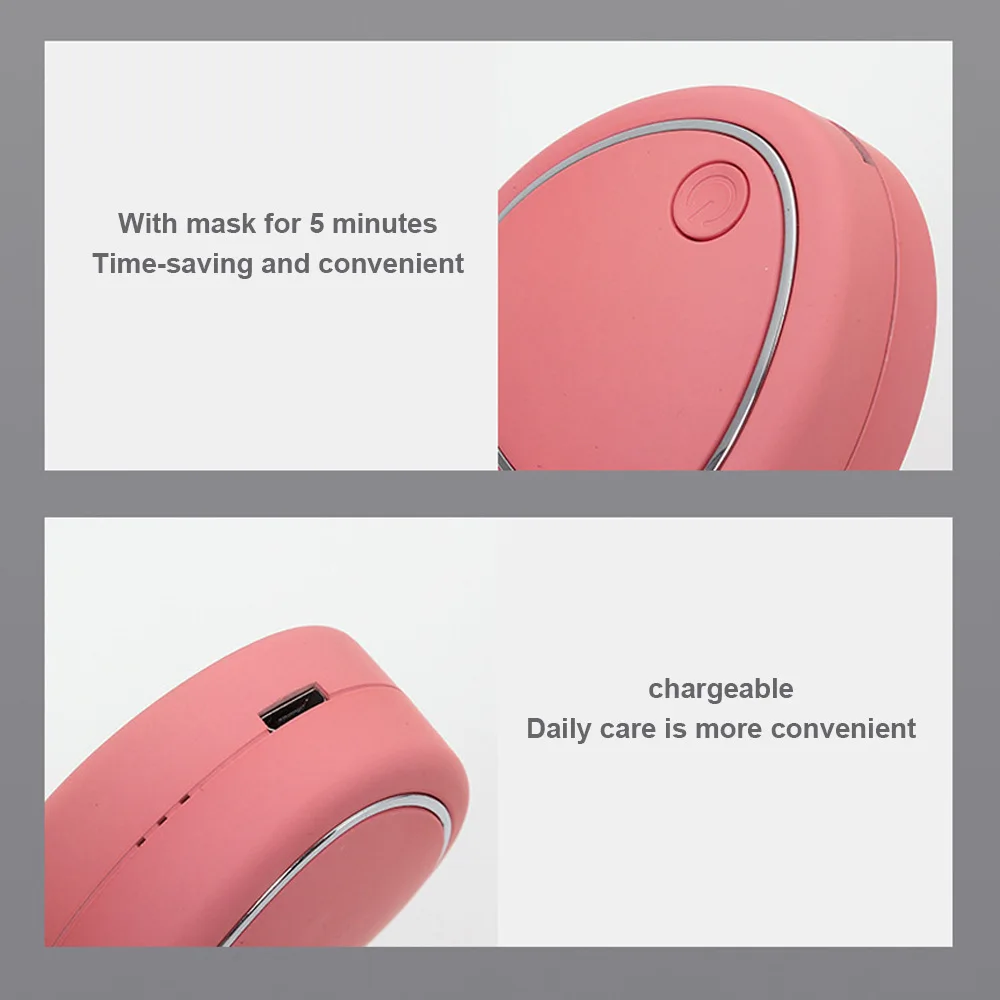 EMS Face Lifter V-Shaped Microcurrent Roller Anti-Wrinkle Face Slimming Vibration Massager Facial Beauty Instrument Portable