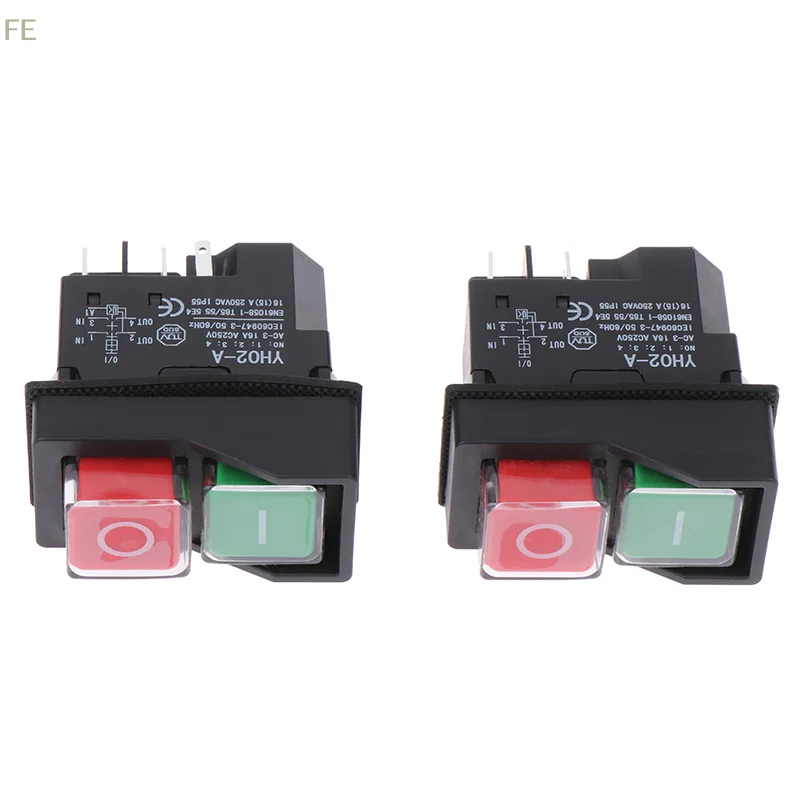 

[F] Electromagnetic Push Button Switches Starter Machine Tool Equipment Waterproof Switch Safety Security IP55 KLD28A