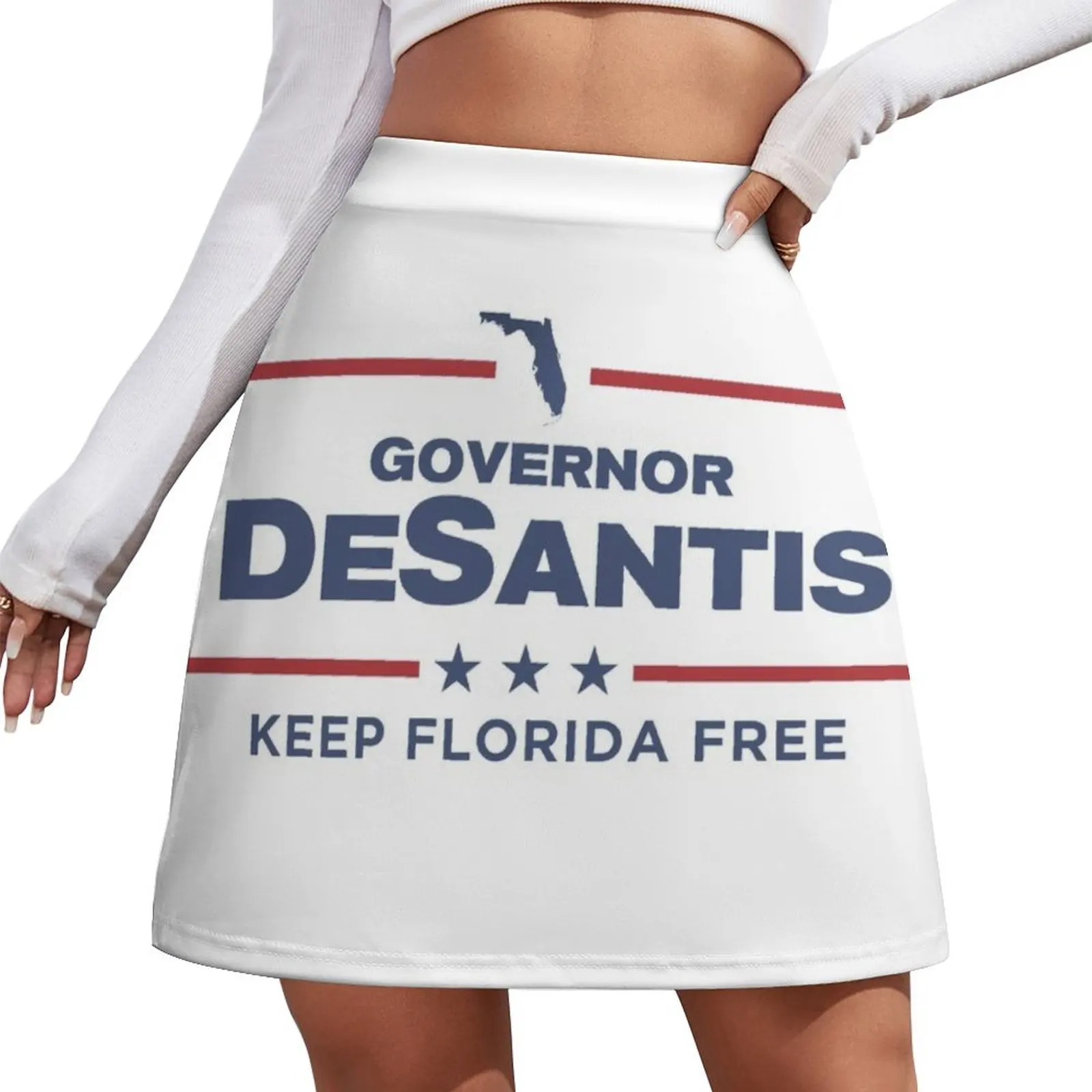 

Мини-юбка DeSantis for Governor, корейская роскошная одежда, женское платье, новинка, внешняя одежда в корейском стиле