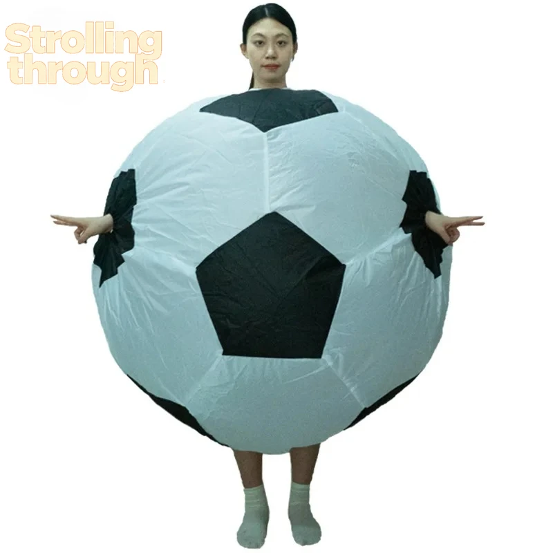 

Надувной костюм для футбола, украшение для вечеринки, футбольная форма, реквизит для создания атмосферы, напрямую от производителя