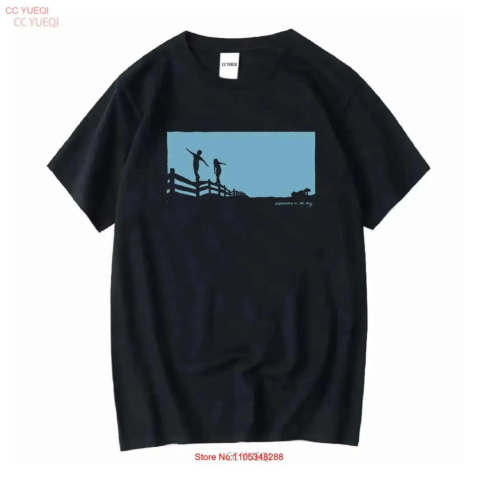 vtg Explosions In The Sky T Shirt XL y2k post rock emo indie shoegaze band tee vintage Washed streetwear fashion Casual homme