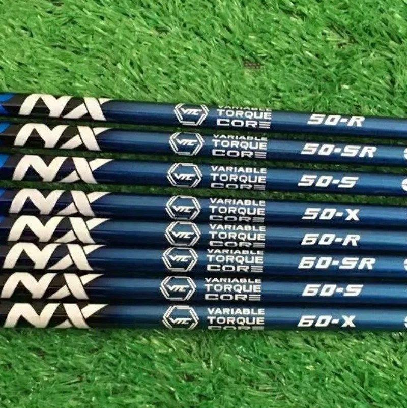 عمود نادي الجولف NX أزرق 50/60/ S/SR/R/X محرك عمود الجرافيت وعمود خشبي للممر كم تجميع مجاني وقبضة