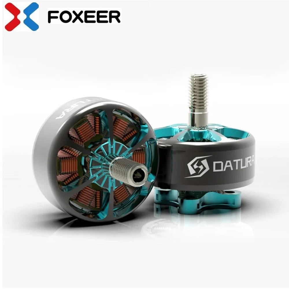 

FOXEER DATURA 2207,5 2750KV 1960KV бесщеточный двигатель алюминиевый сплав полый вал совместимый 5-6 дюймовый пропеллер 4-6S для FPV дрона