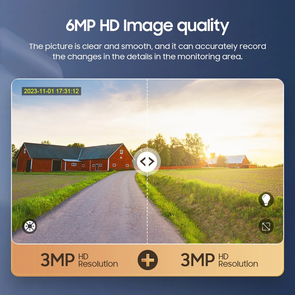 Uoulyn 10W 6M 20X Zoom Dual View Outdoor 4G EU (Afrika) Netwerk Solar PTZ CCTV Camera met Volledig Metalen Behuizing