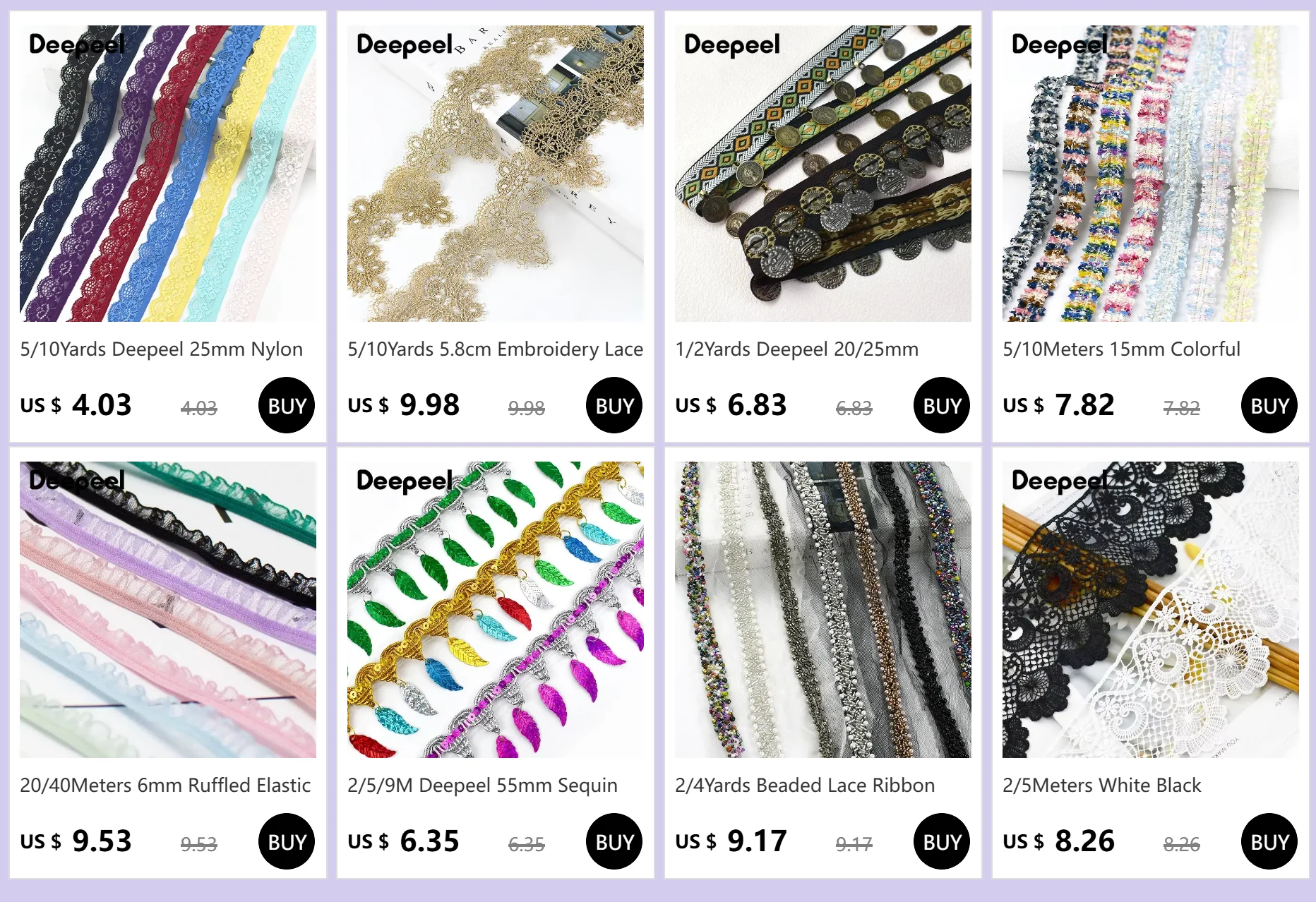 12/25 Meter 25 mm Spitze Quaste Fransenbesatz Dekoration Bänder Kleidung Kleid Vorhang Stoff DIY Nähen Handwerk Material Zubehör – Detail 1
