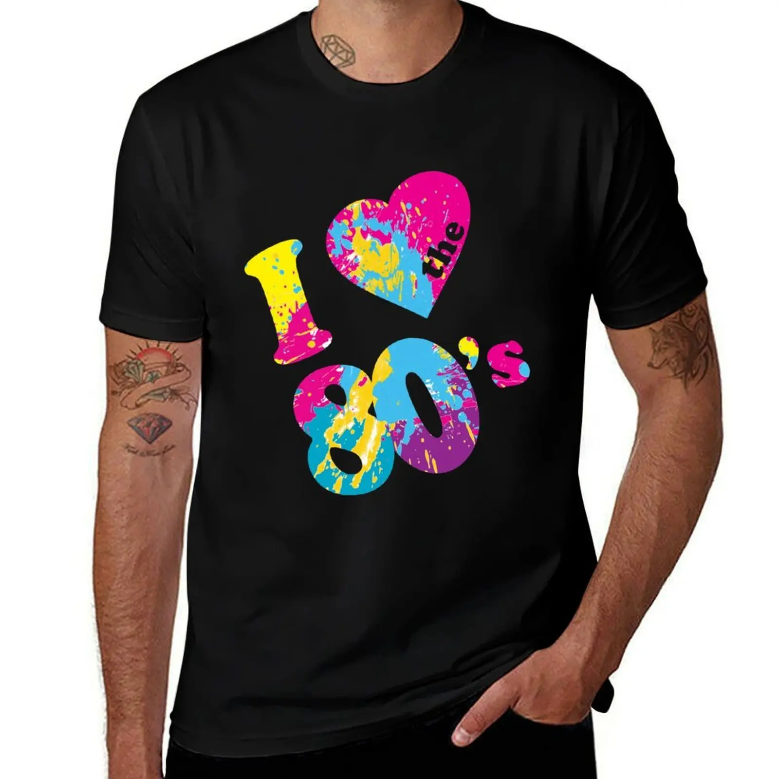 

I Love the 80's T-Shirt man tshirt t shirts for man slim fit T-Shirt