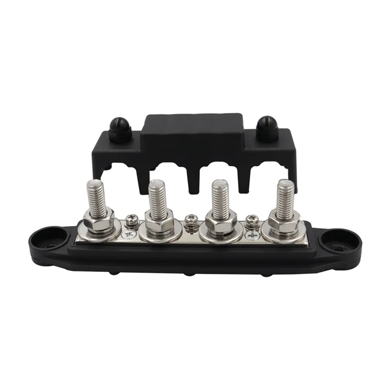 

48 В постоянного тока, 250 А, 4 клеммы, шина, распределение питания для автофургона, корабля, морского кабеля, органайзер, коробка M8 + M10