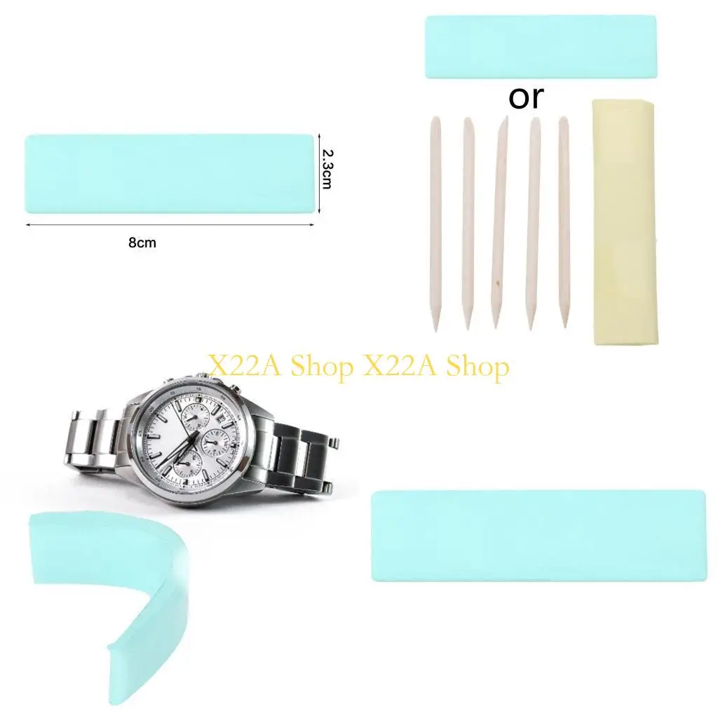 Unique Professional Watch Cleaning Clay Rubber Green Putty Cleaner Clay Watch Part Movement Cleaning Tool Accessories for Watch