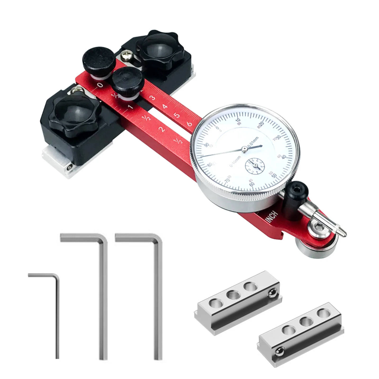 Table Saw Dial Gauge Corrector Dial Gauge Narrow Strip Guide For Saw Table Saw Blade Parallelism Alloy Correct Woodworking Tools