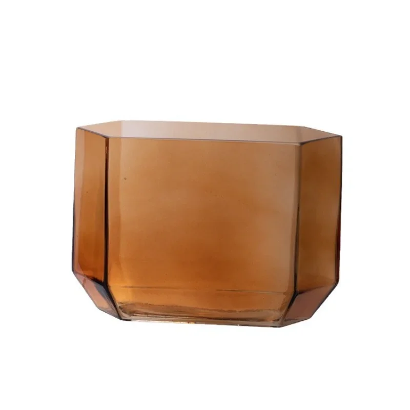 

Modern simple glass handmade vase, flower arrangement dried flower device, creative ornament