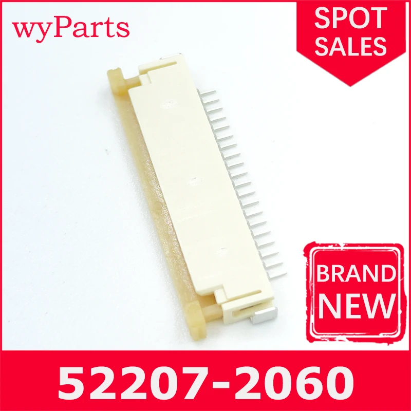 

New/1Pcs 52207-2060 FFC & FPC Connectors 1.00MM REC 20P RA SMT TOP 0522072060