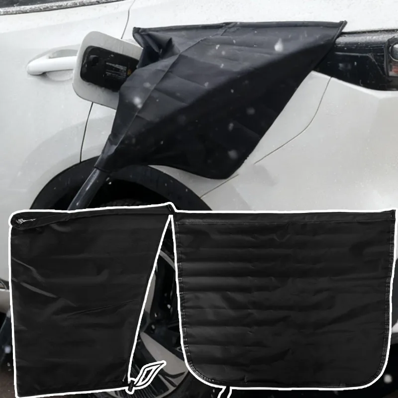

Outdoor EV Charger Cover Waterproof Charging Port Cover Rain Plug Protection For UV Winter Snow Vehicle Station Rain Shield