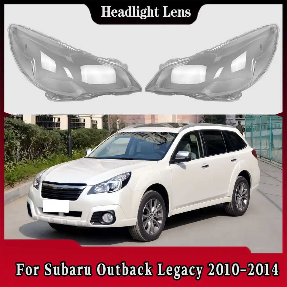For Subaru Outback Legacy 2010 2011 2012 2013 2014 Car Front Headlight Cover Lampshade Lampcover Caps Headlamp Shell