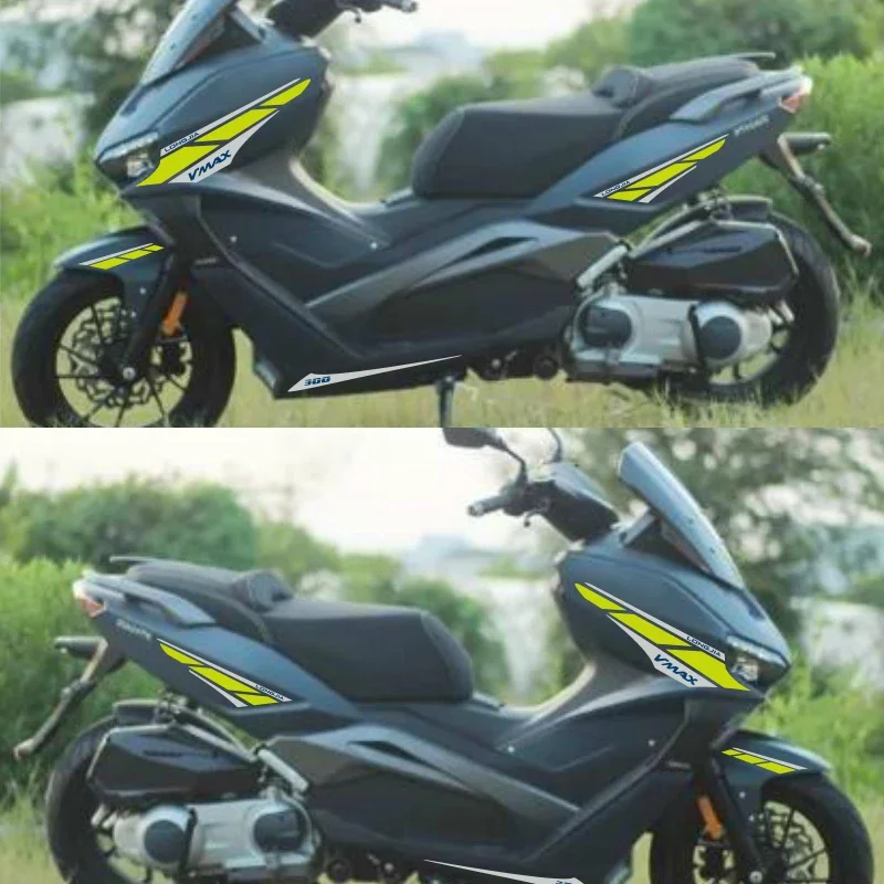 

Наклейки с логотипом Обтекатели кузова мотоцикла, защитная наклейка, 3D наклейки для LONGJIA VMAX 300 VMAX300