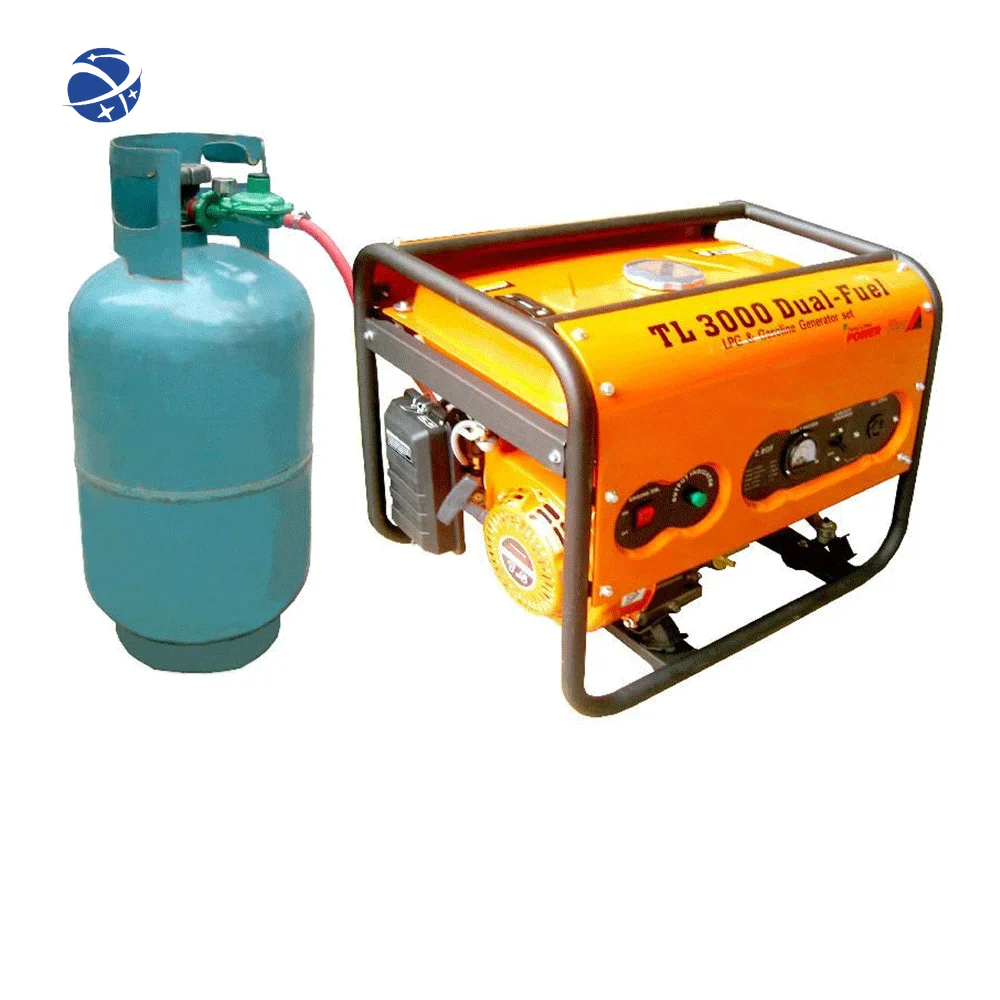 

#YUNYI High Quality 3KW LPG Gas Dual Fuel Single Cylinder Energy Generator