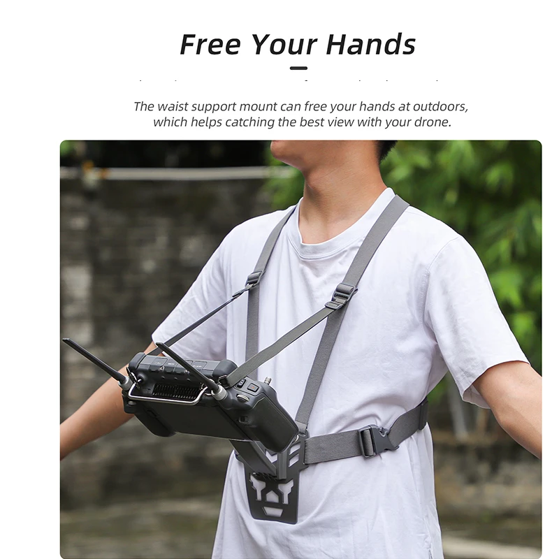 For DJI RC Plus Remote Control Chest Strap Lanyard Bracket for DJI Agras Inspire3 /T50/T40 / T30 / T20P/PM320/RM700/M30 Drone