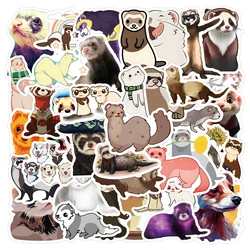 10/50/100pcs Cute Animal Ferrets Graffiti Stickers Aesthetic Decals Waterproof DIY Laptop Phone Case Luggage Kids DIY Sticker