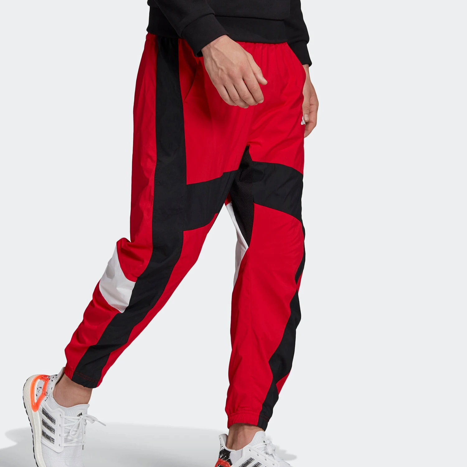 Adidas Authentic New Season Men's Red Sports Tapered Pants FI4685