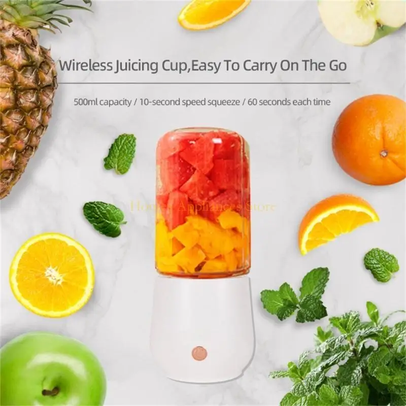 D0AB Portable Juicer Cup Portable Rechargeable Fruit Juicer Fruit Mixers