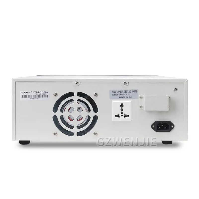 1200VA Programmable AC Power Supply Source Stabilized 0-300V AC 0-10A Output Single-Phase Variable Storage for Electronics Testi