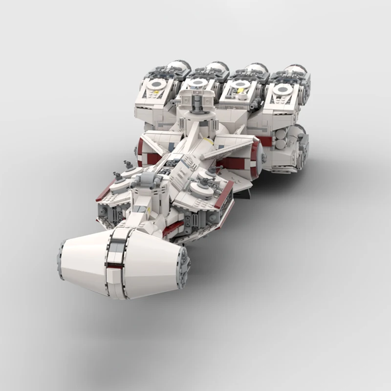 أفلام النجوم العسكرية نموذج MOC قوالب بناء CR90 ضوء الفرقاطة وحدات التكنولوجيا الهدايا عطلة تجميع ألعاب أطفال البدلة