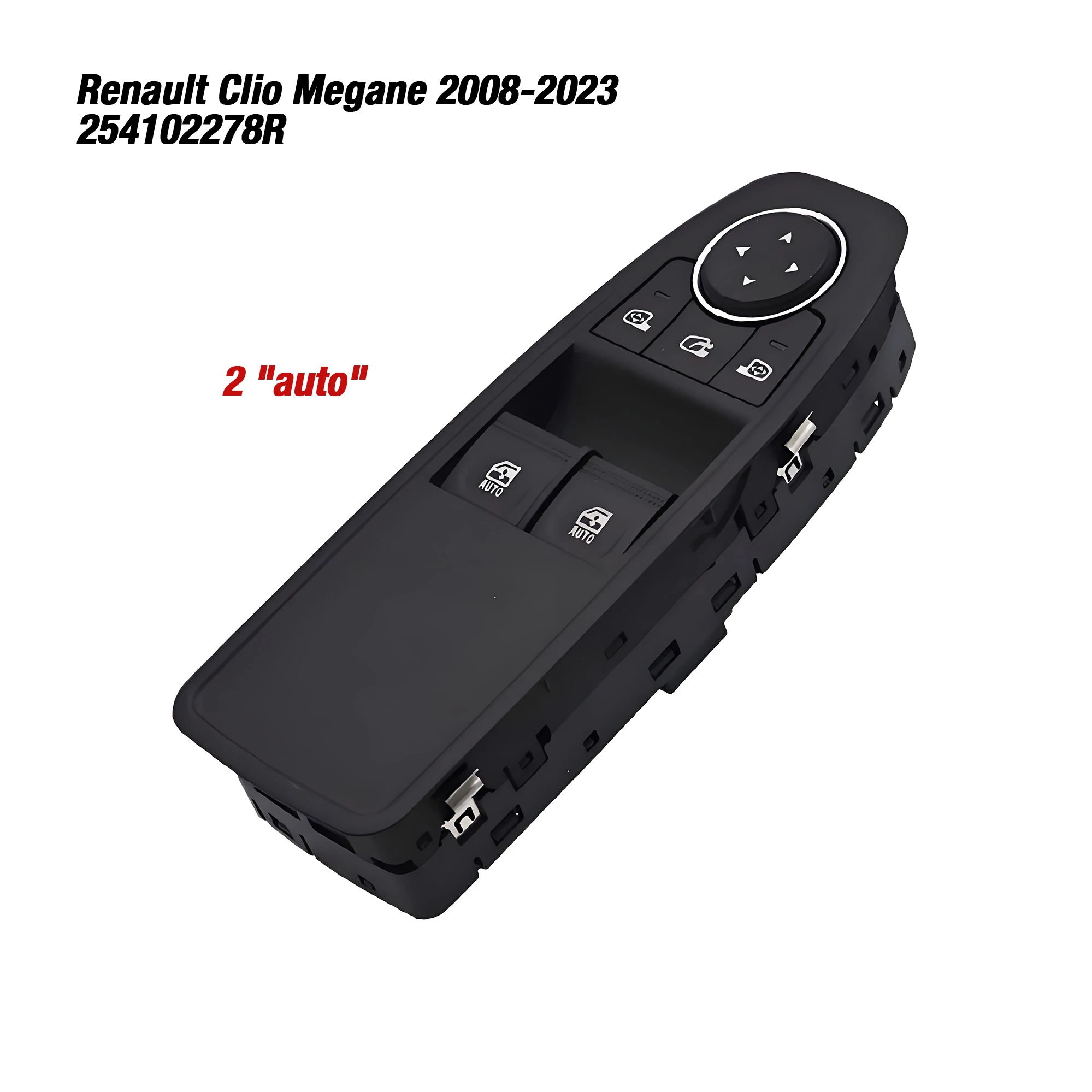 

254102278R 25410-2278R For Renault CLIO 2019 2020 2021 2022 2023,Left Driver Side Electric Power Master Window Control Switch