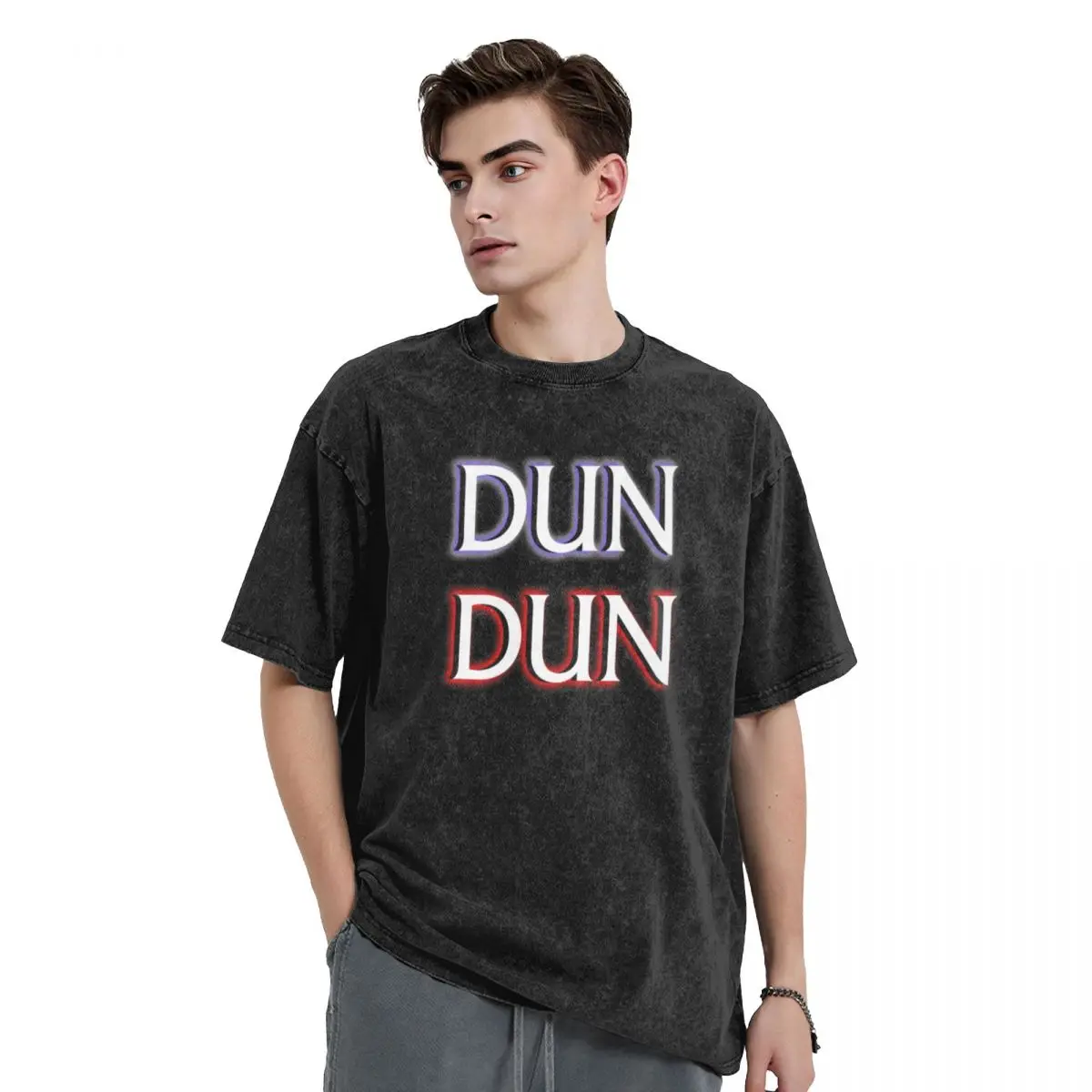 

Dun Dun Meme (Law, Order, Parody) T-Shirt shirts graphic tee heavyweights Short sleeve tee mens fashion