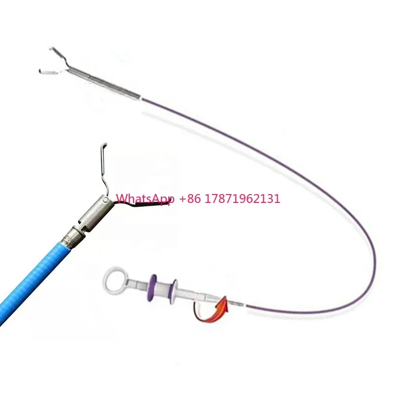 Hemoclipe Colonoscopia Endoscopic Hemoclip Coloscopy Disposable Rotatable Hemoclip Colonoscopy