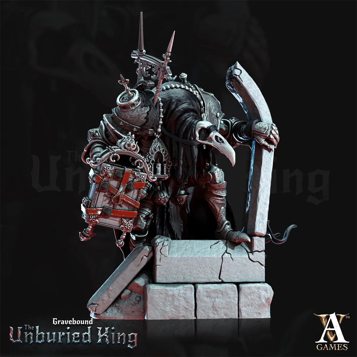 Dnd Miniatures Figures Ghost Golem Knight Graveyard Mourner Necromancer DND Villain 3D Printing