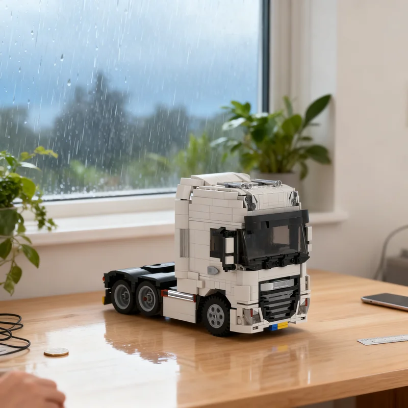 

1125pcs MOC PFx Powered DAF XF Super Space Cab Model Team Building Blocks Architecture Christmas Gifts Toys Idea Education Kids