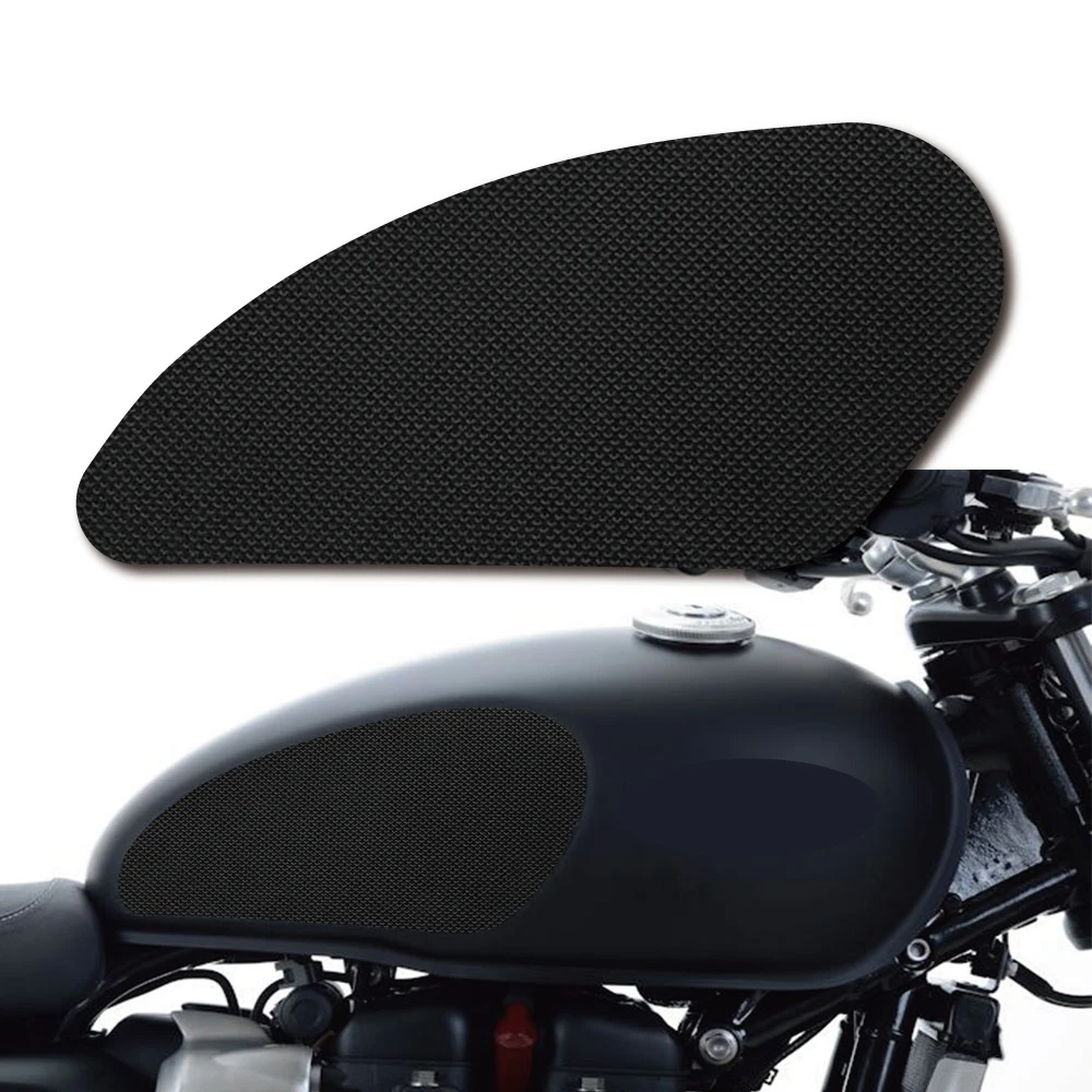 

For TRIUMPH STREET TWIN 2016-2024 Tank Traction Grips Pads Silicone Rubber