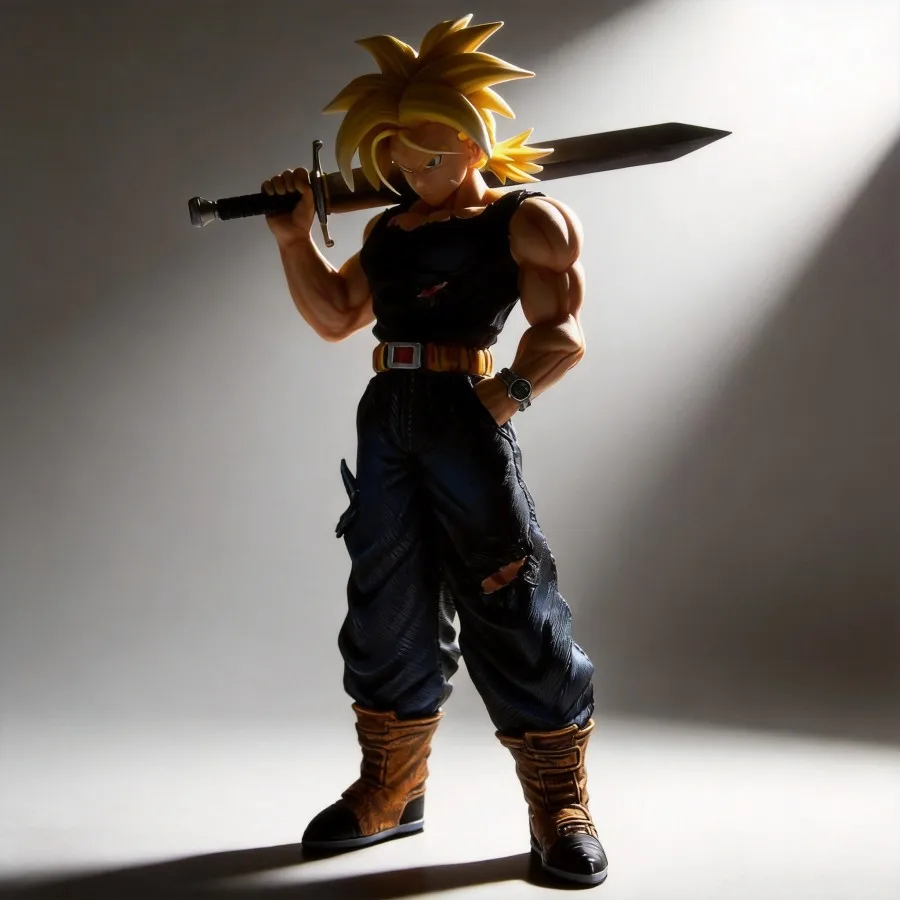 

Dragon Ball Trunks Figure Statue 33cm High Quality Anime Peripheral Decoration Gift