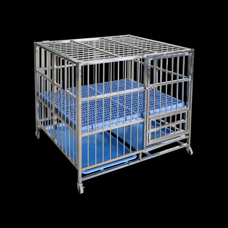 

Heavy Duty Stackable 304 Stainless Steel Modular Pet Cages Dog Kennel for Veterinary Hospital