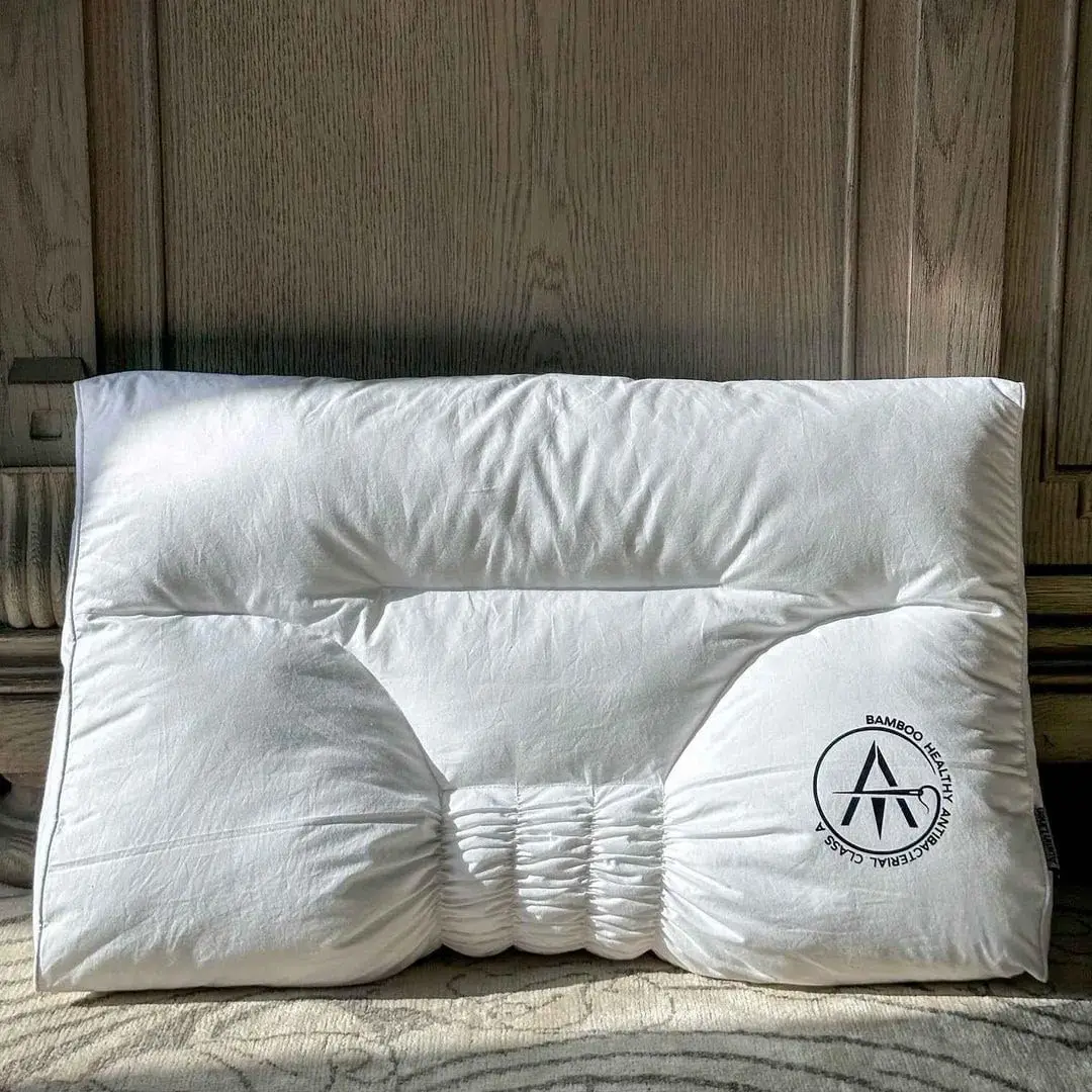 Austin Linen Paratelk 4D Cervical Pillow, Ergonomic Contour Neck Support Pillow, Soft Breathable Bed Pillow for Side, Back & Stomach Sleepers