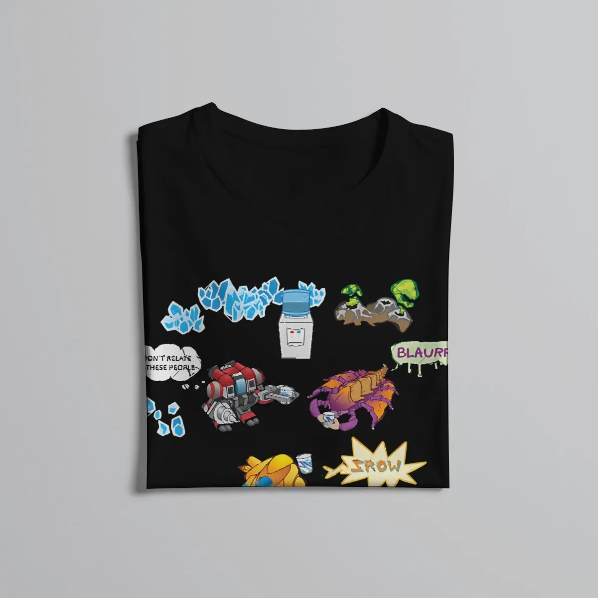 StarCraft Game Mineral Line Talk Tshirt Graphic Men Tops Vintage Goth Summer Clothing Cotton Harajuku T Shirt