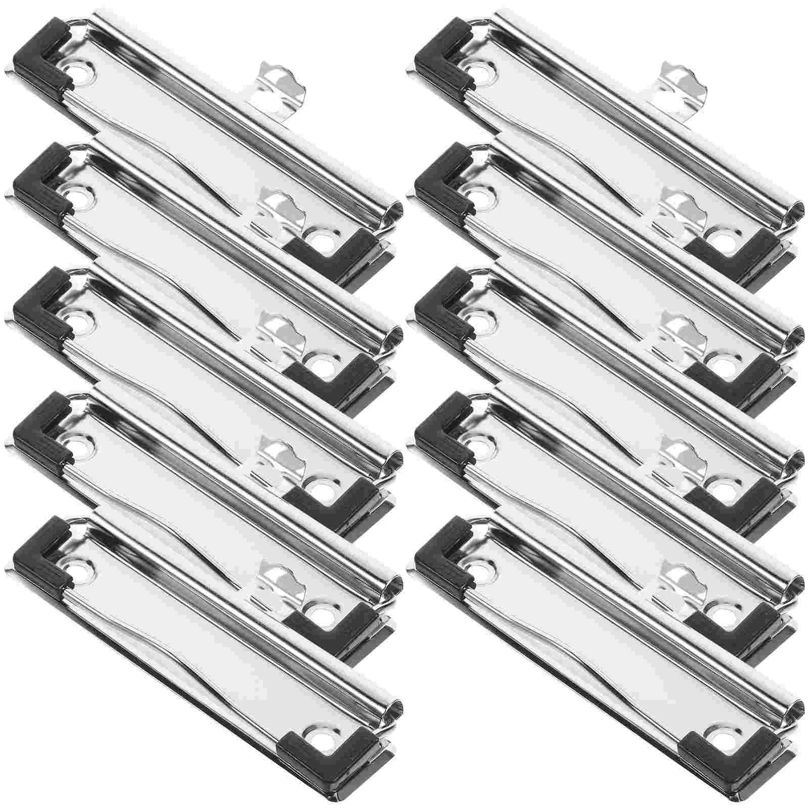 

Cord Binder Clips Large Cut and Paste Aluminum Clipboard Silver Metal Office Supplies