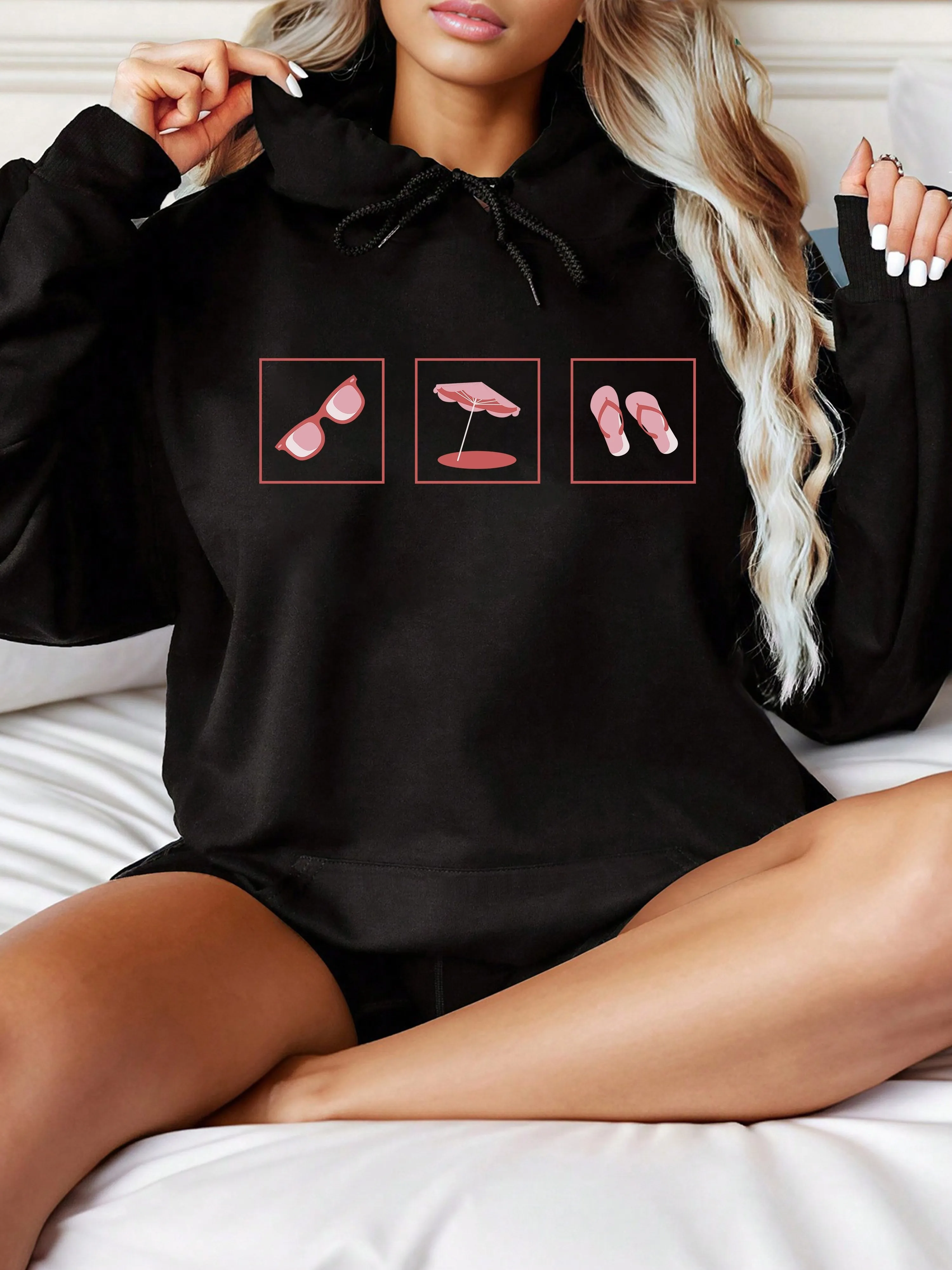 

Graphic Printing Autumn and Winter Pure Cotton Men's and Women's Hoodies Casual Outdoor Street Sports Training Brand Trend