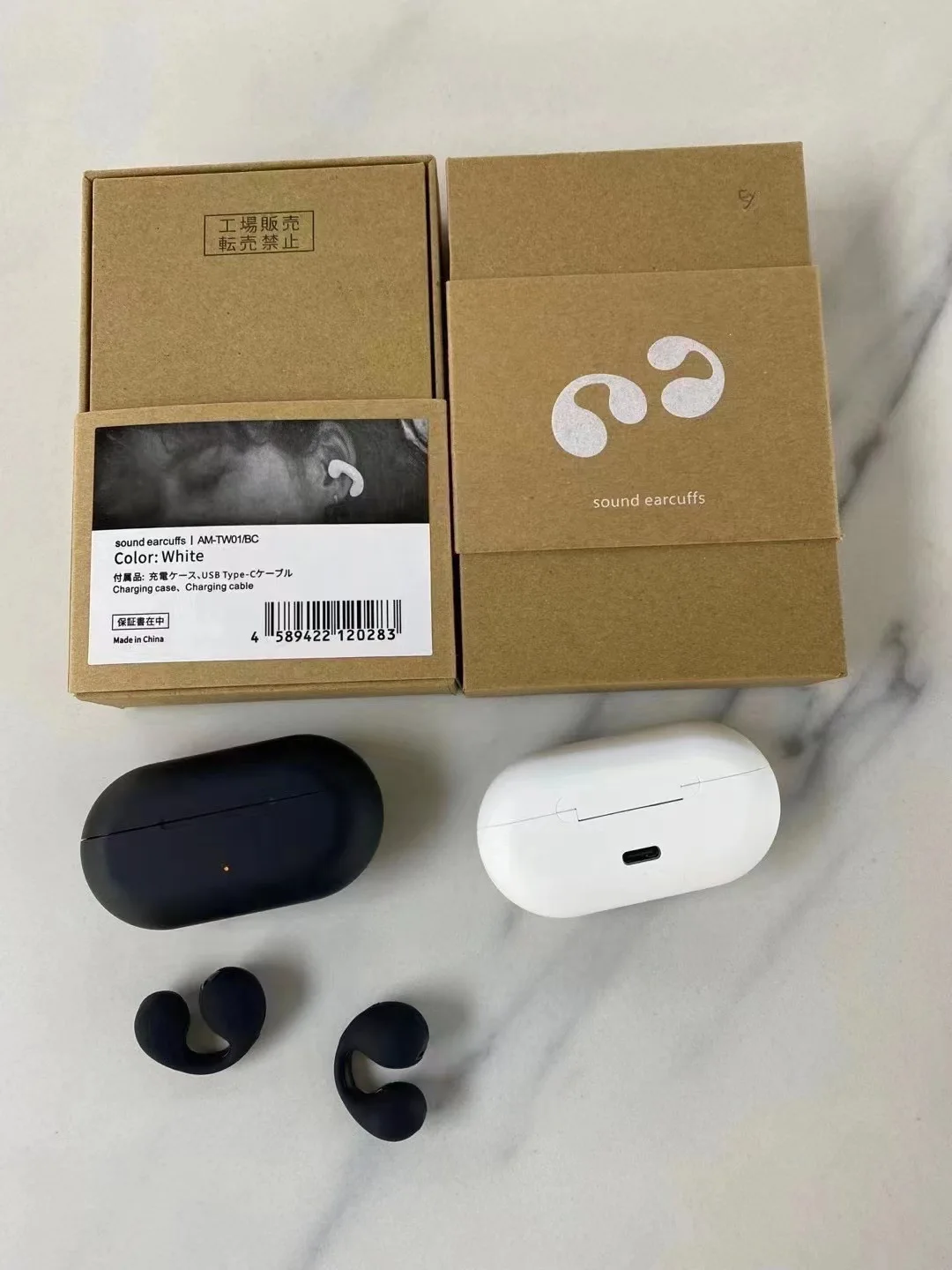 

True wireless Bluetooth earphones bone conduction earring style sports earphones