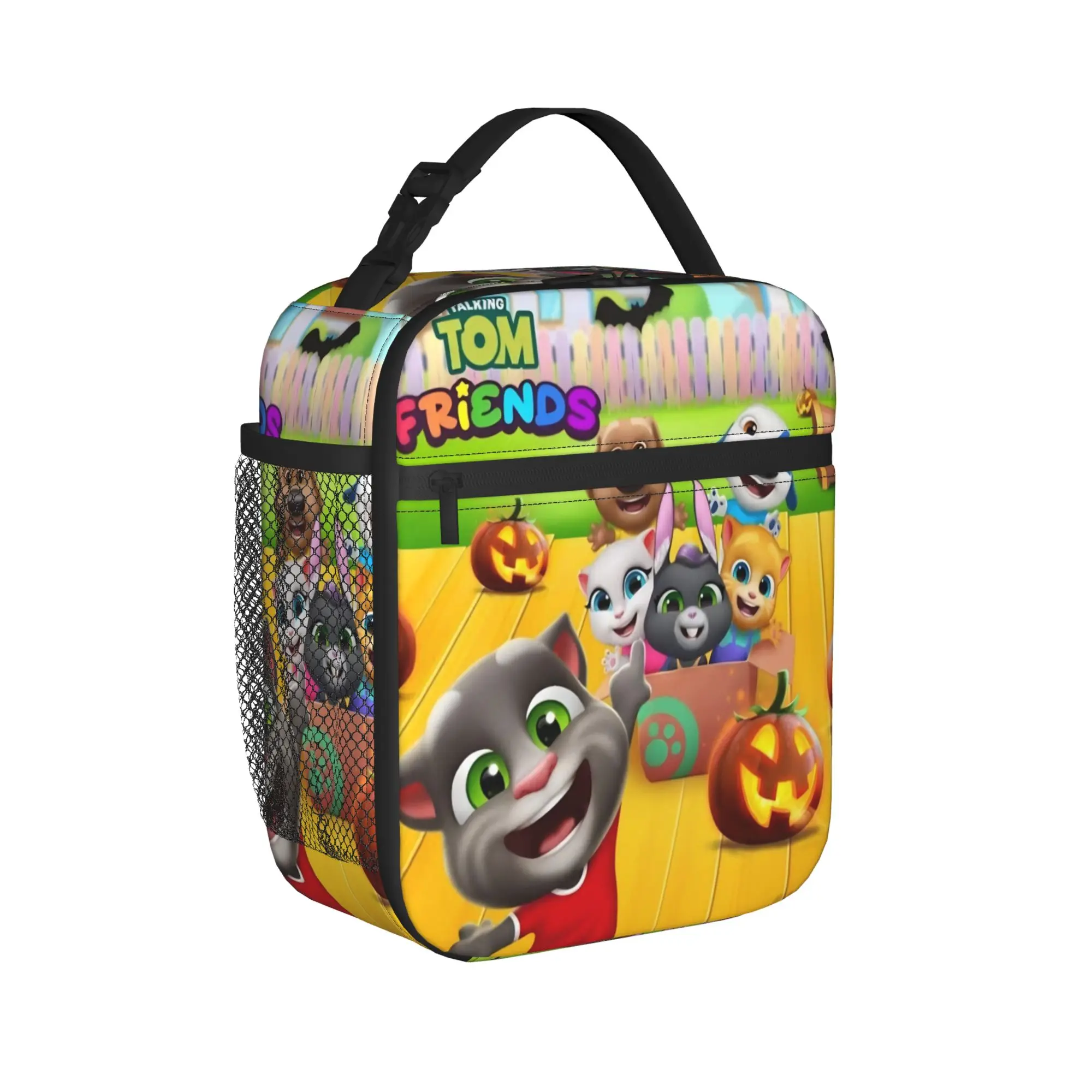 Lunch Box T-Talking T-Tom And F-Friends Merch  Lunch Container Multifunction Cooler Thermal Bento Box For School