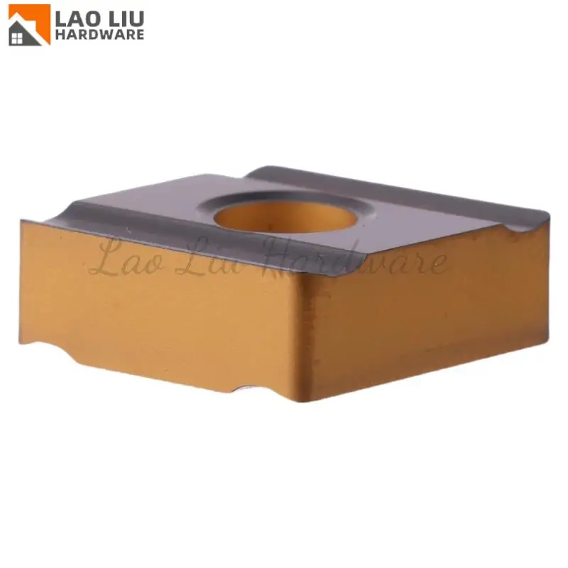 

Двухцветная прорезная пластина CNMG120408R-LS SP3200. Токарная пластина из стали. Износостойкая и гладкая пластина положительного типа.